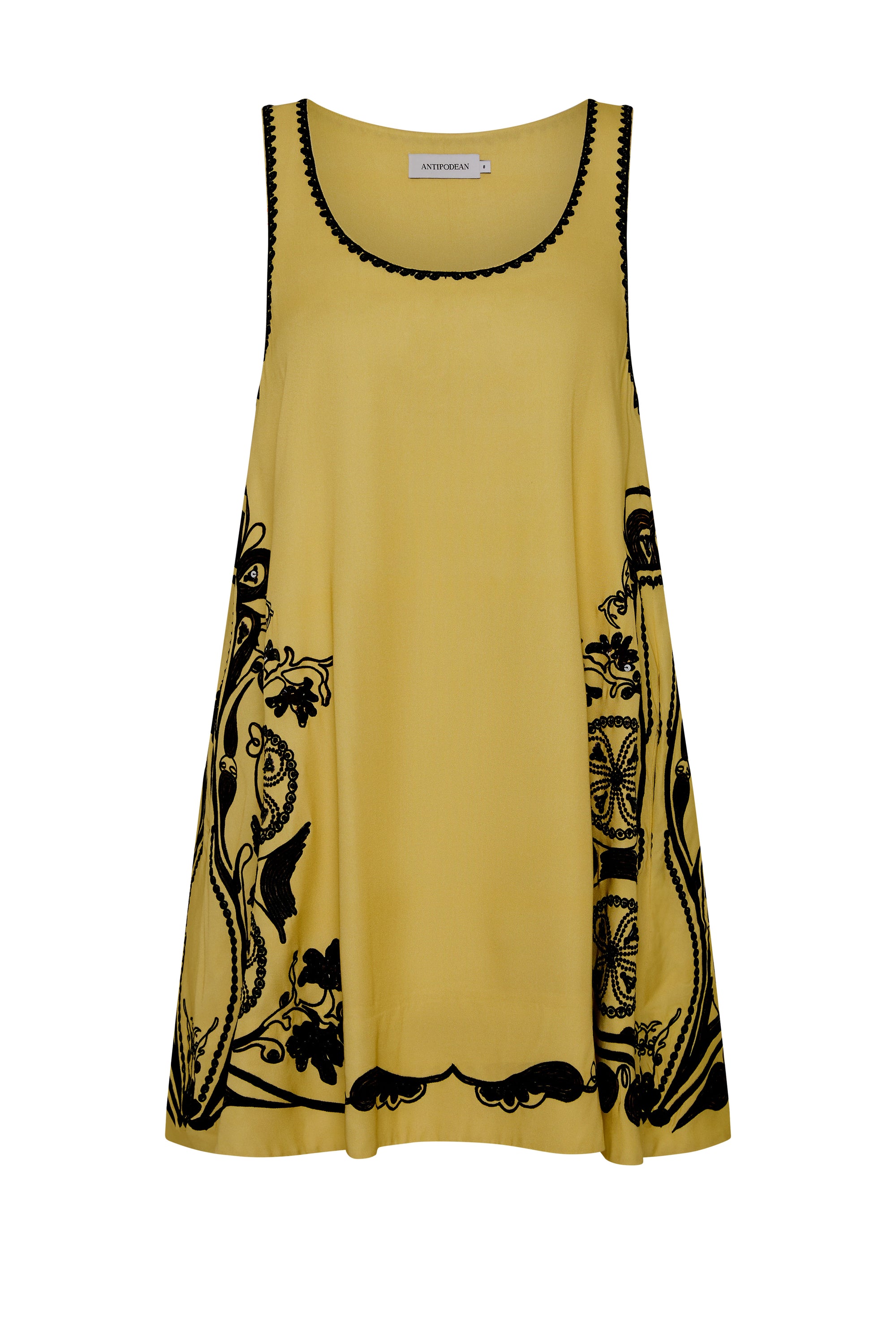 AURA PANELLED MINI DRESS