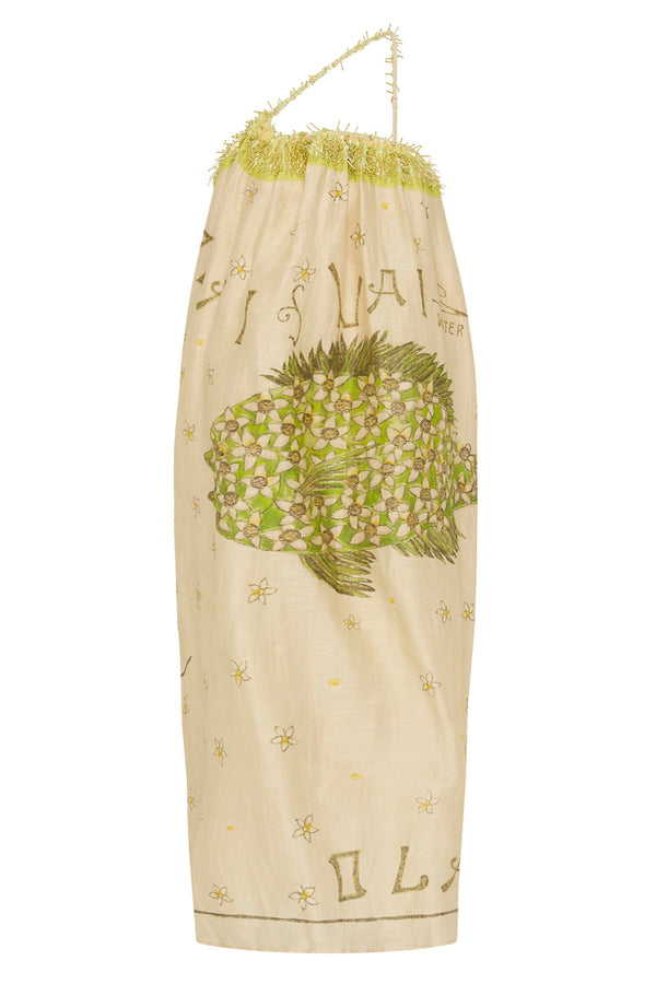 BRIGHTSIDE ONE SHOULDER COCOON DRESS