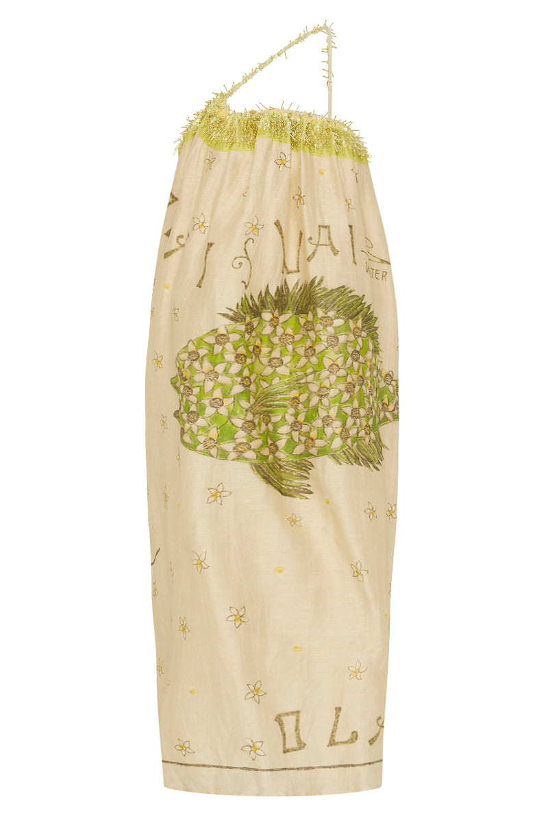 BRIGHTSIDE ONE SHOULDER COCOON DRESS