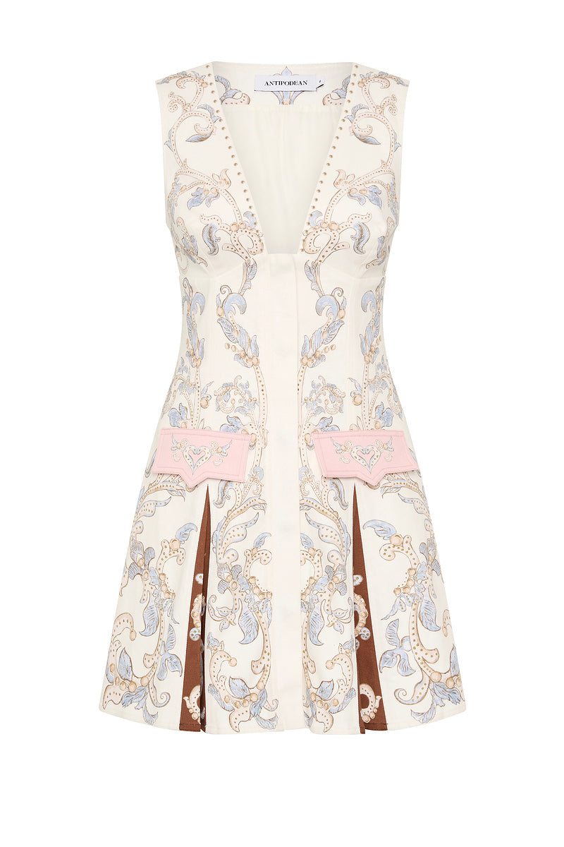 BITTER SWEET GODET MINI DRESS
