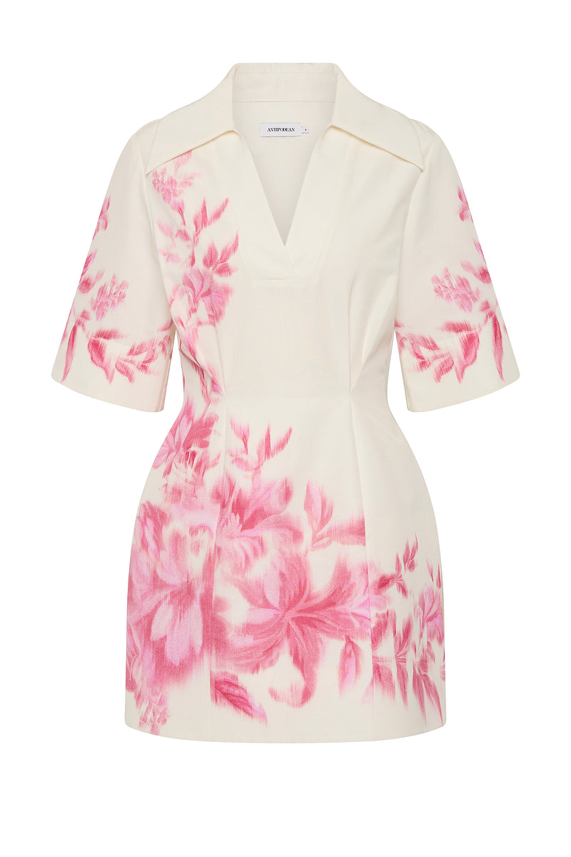 GLASSHOUSE COLLARED LANTERN DRESS