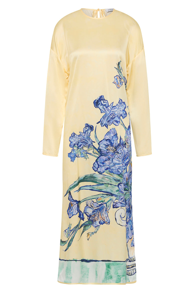HOMECOMING LONG SLEEVE COLUMN DRESS