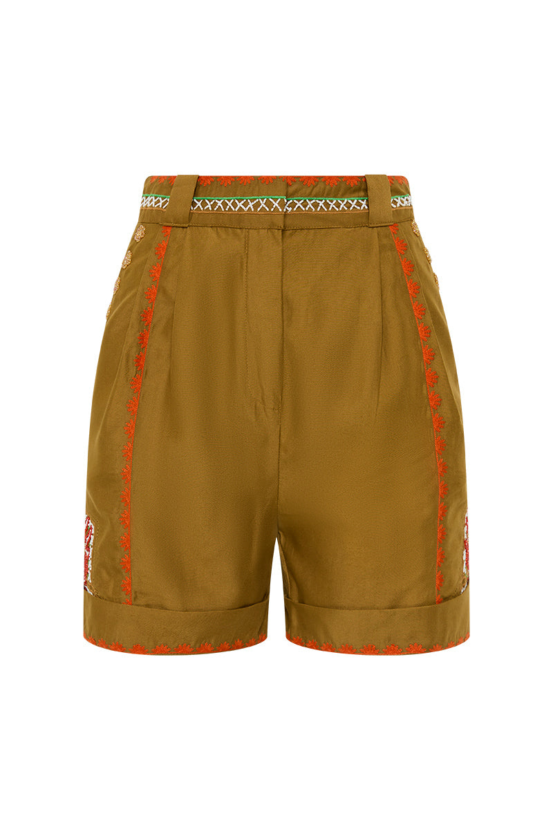 FLOWER SEEKER TUCK SHORT