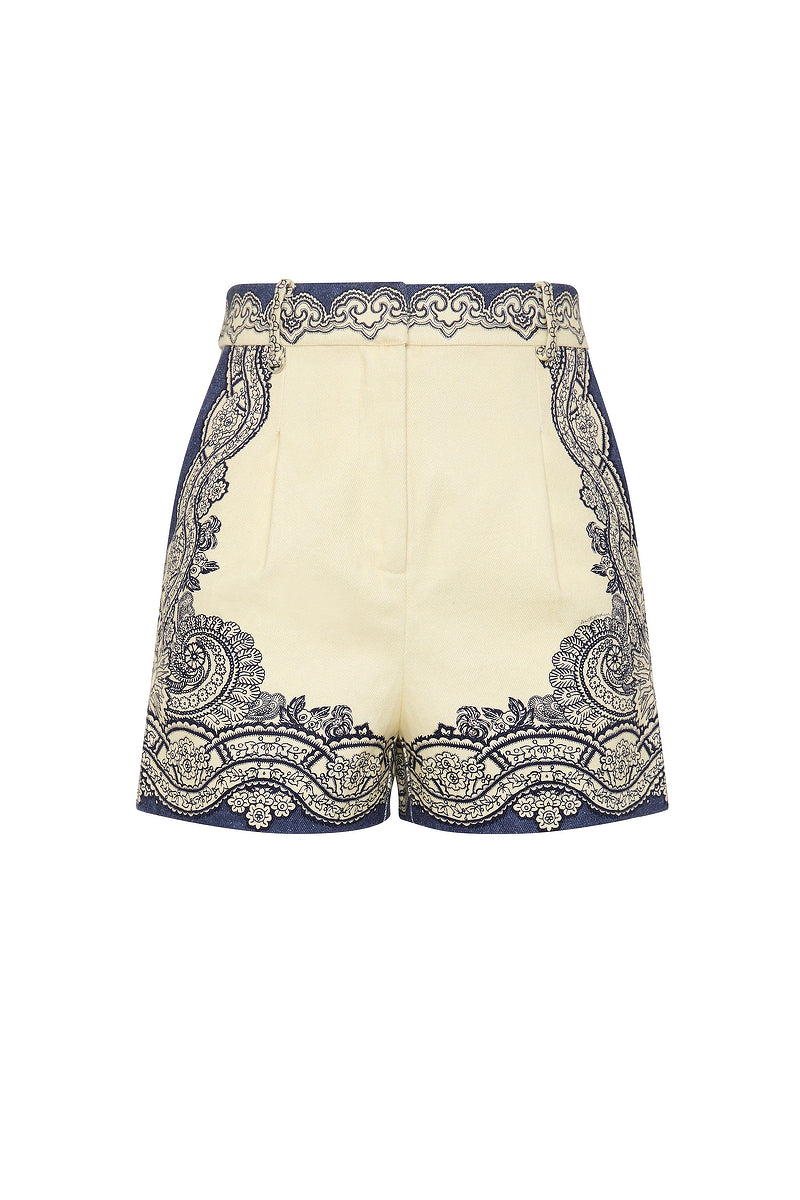 ISLANDS FRONT PLEAT SHORT