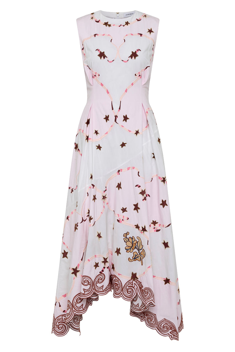 TAKE IT EASY ASYMMETRICAL FLARE DRESS