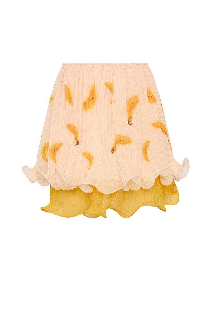 BATHERS FLUTED PLEAT MINI SKIRT