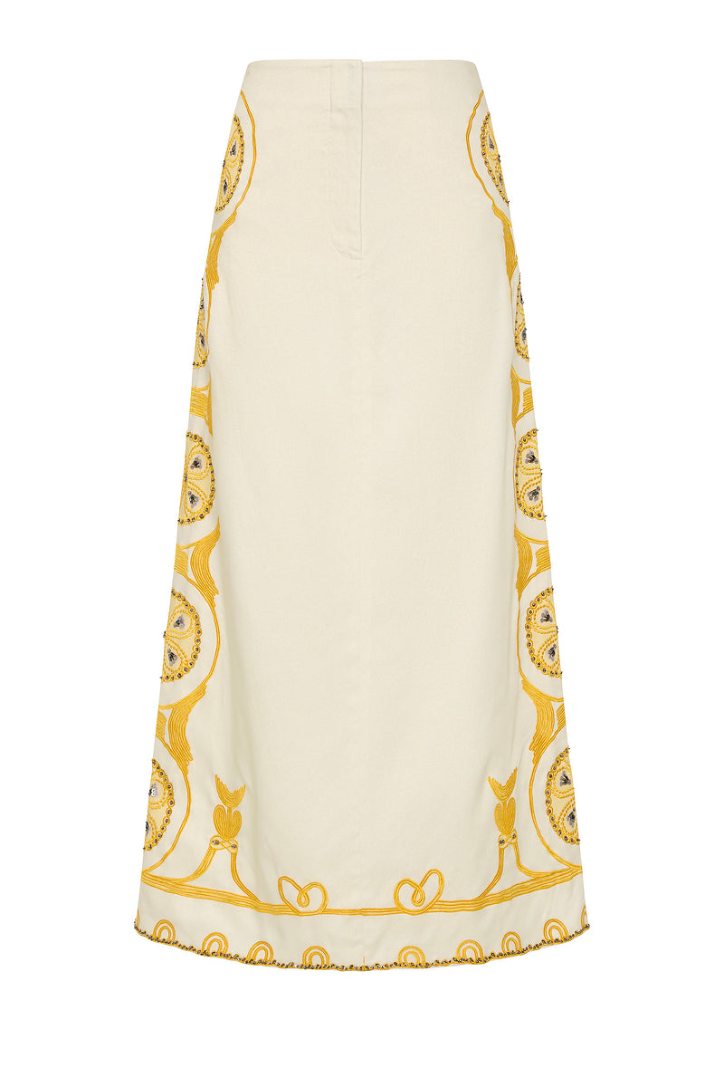 AURA STRAIGHT LONG SKIRT