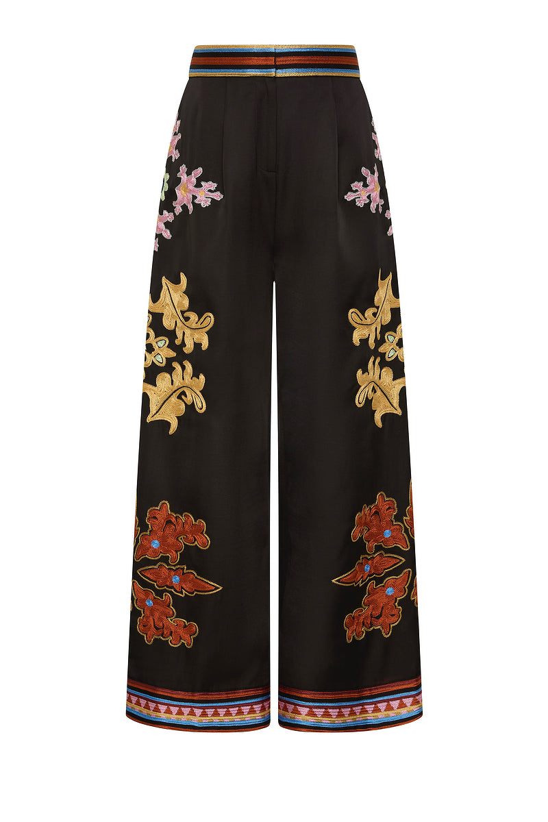 MOONLIT WIDE HEM PANT