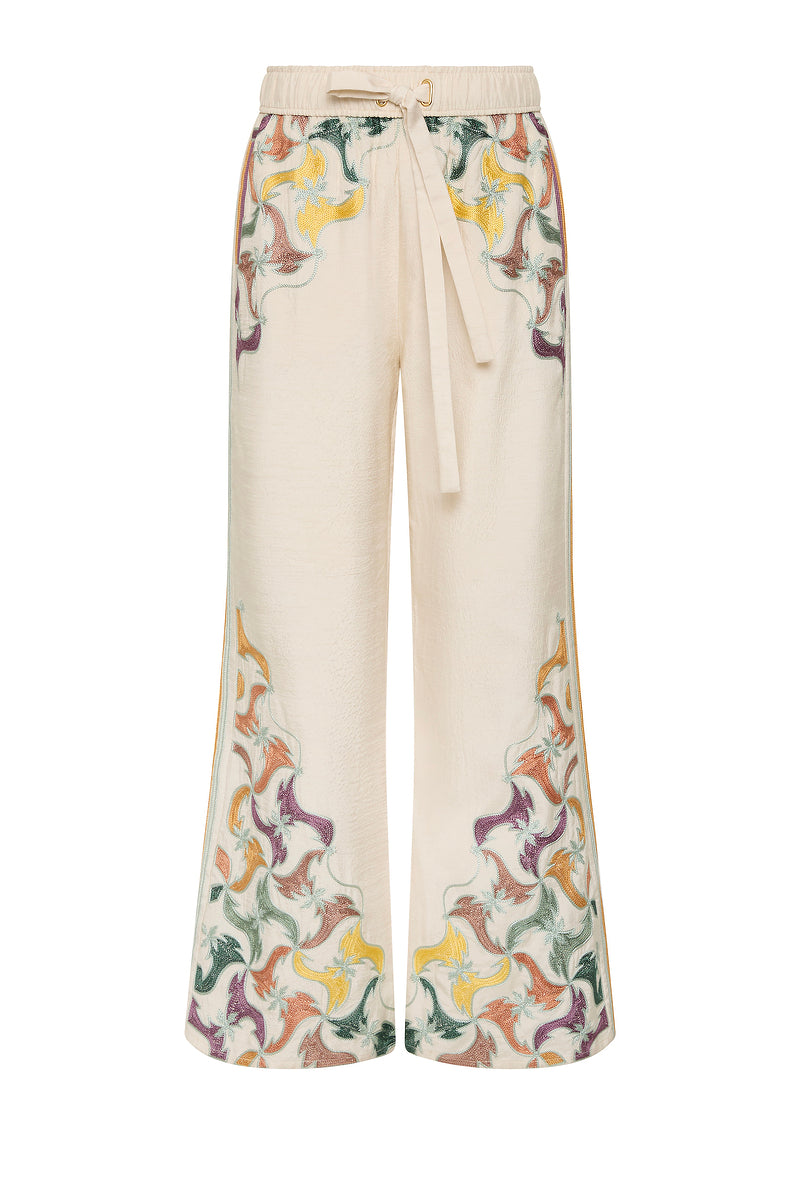 FRAMED ELASTICATED RELAX PANT