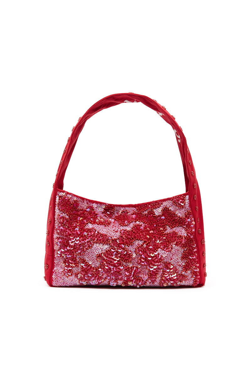 OCEANS APART SEQUIN SHOULDER BAG
