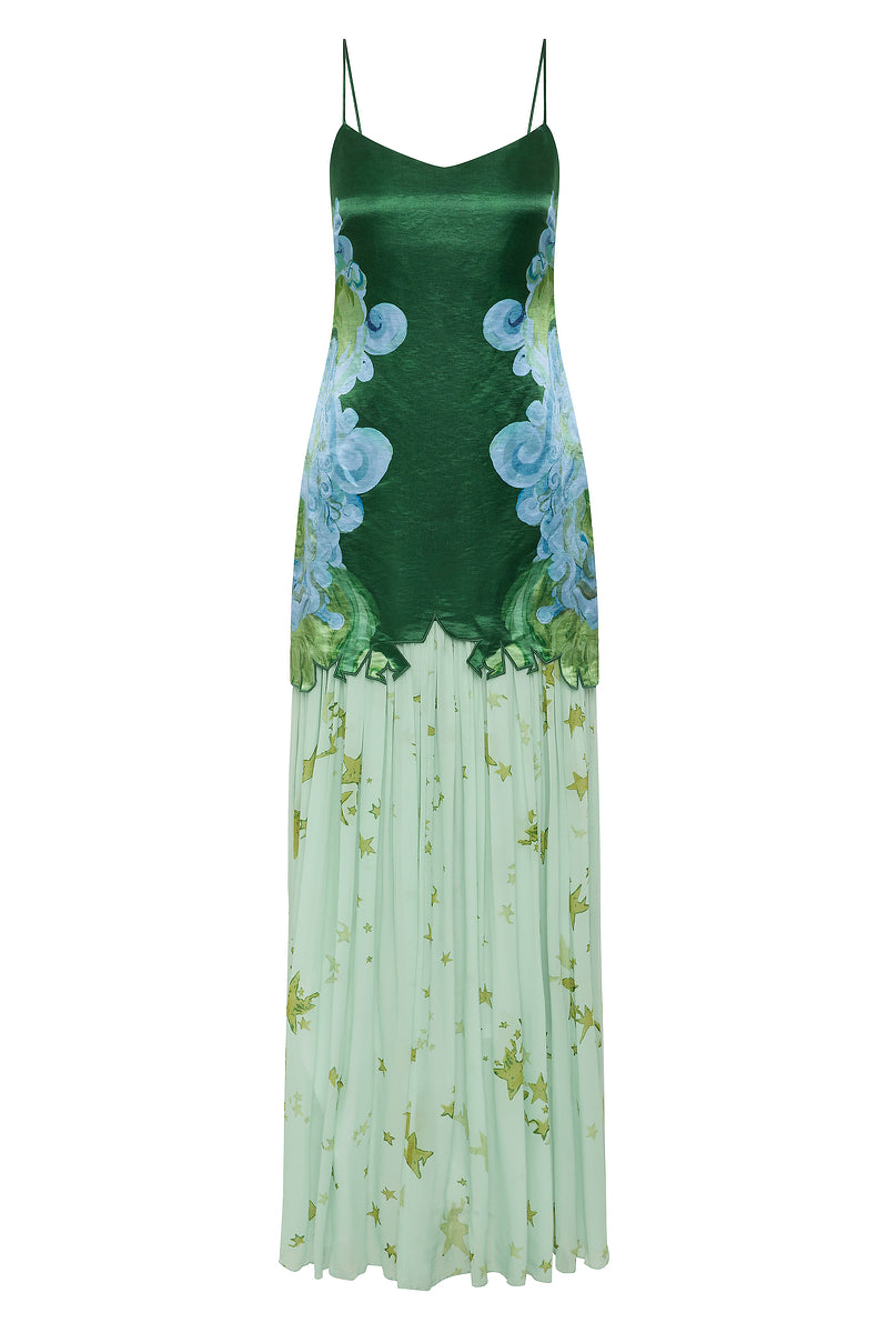 RUNAWAY STAR DROP WAIST GOWN