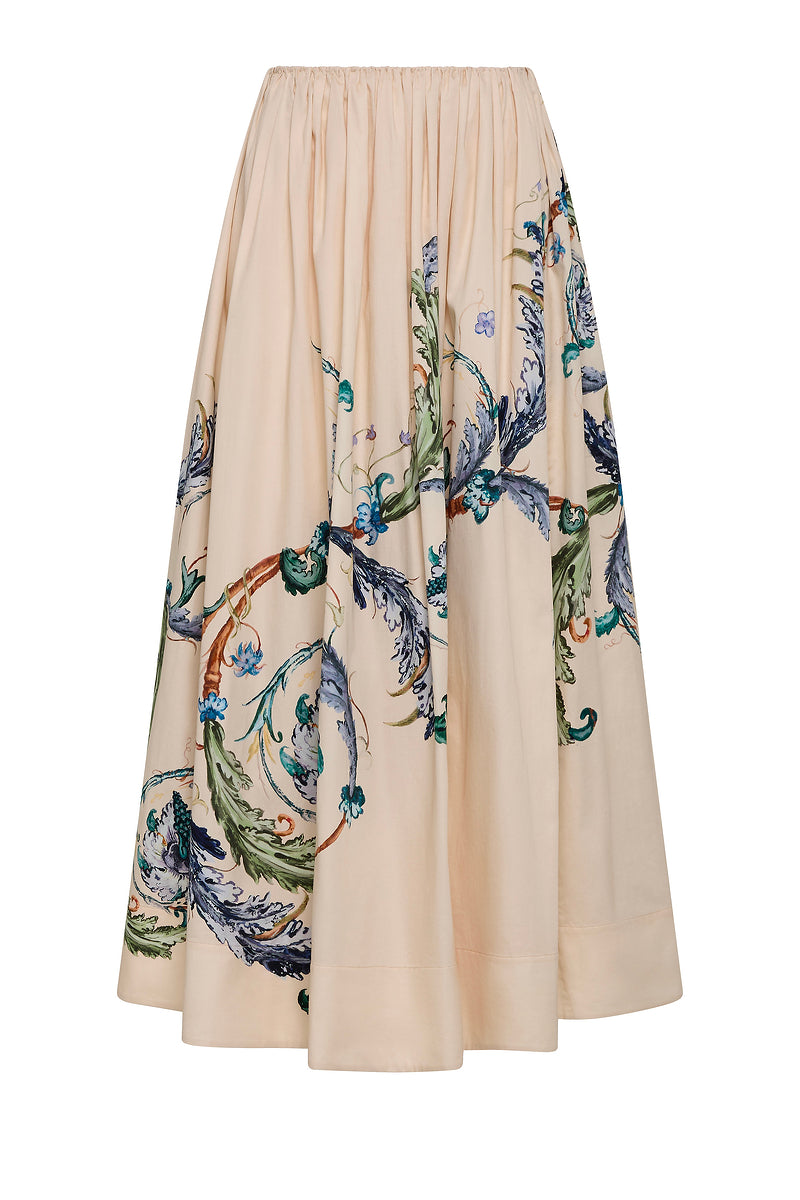 LE BON BON GATHERED WAIST SKIRT