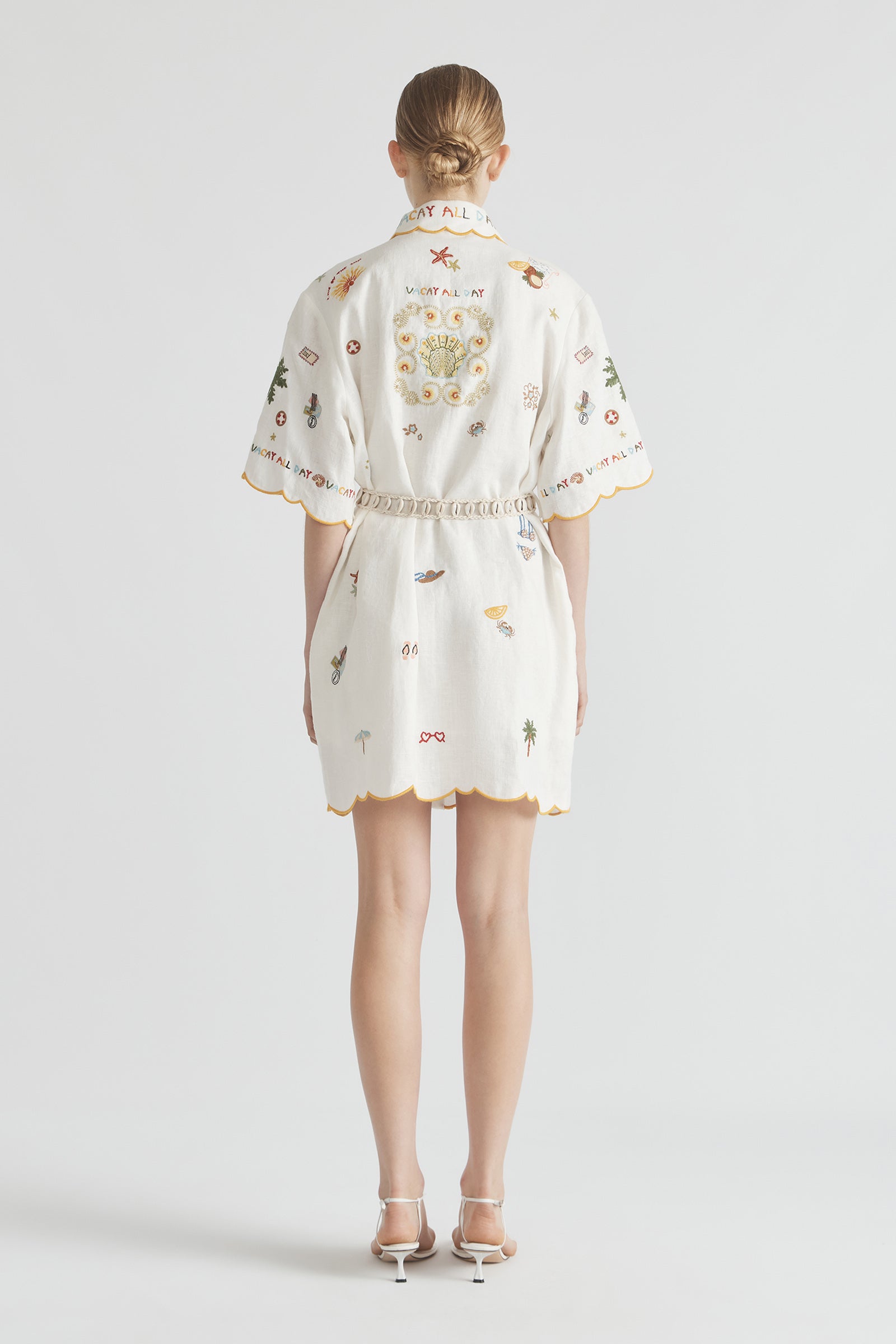 VACAY ALL DAY SHIRT DRESS WITH YOKE