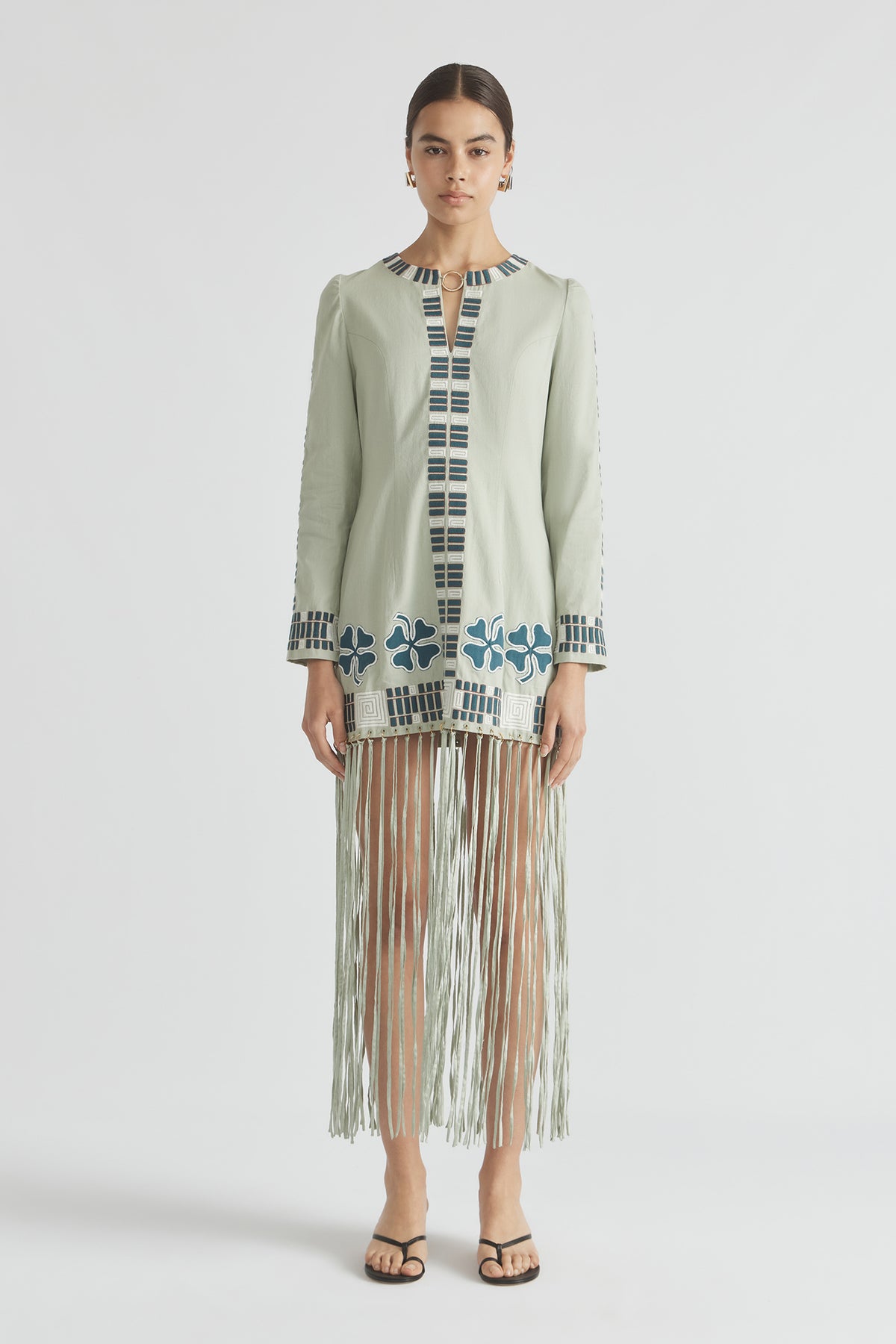 CLO O-RING FRINGE DRESS