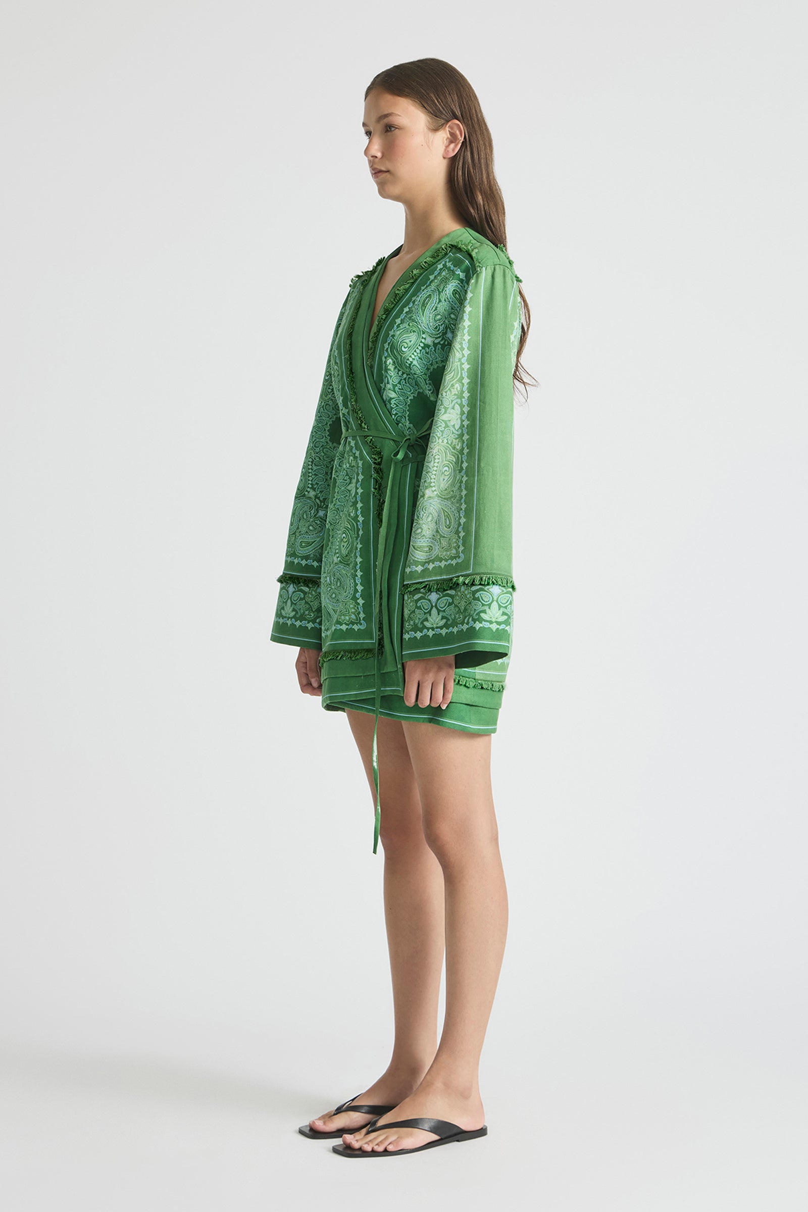 MIRAGE RELAXED MINI ROBE DRESS