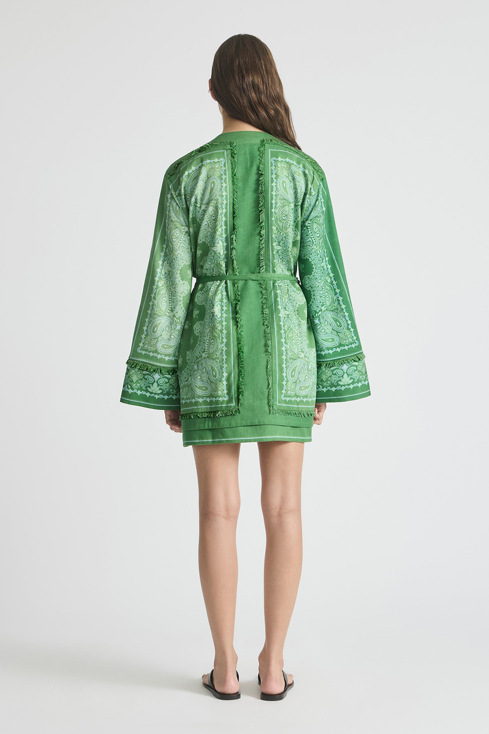 MIRAGE RELAXED MINI ROBE DRESS