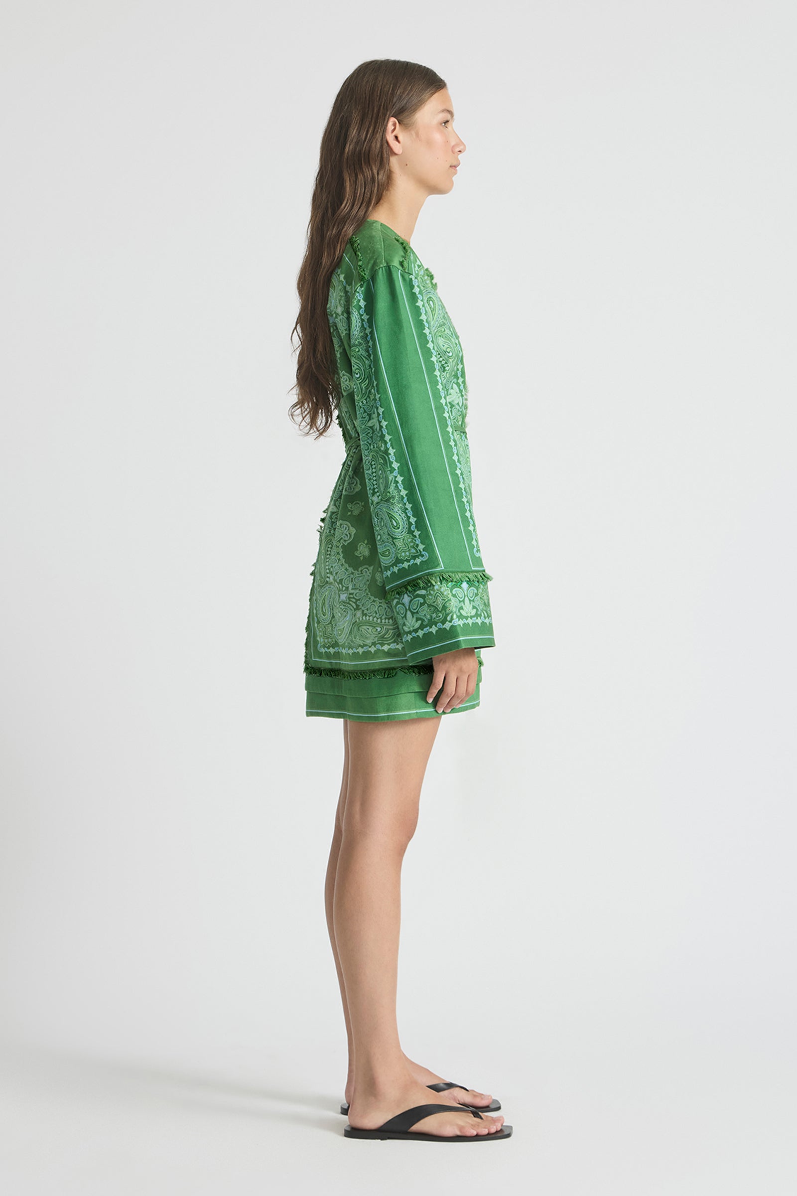 MIRAGE RELAXED MINI ROBE DRESS