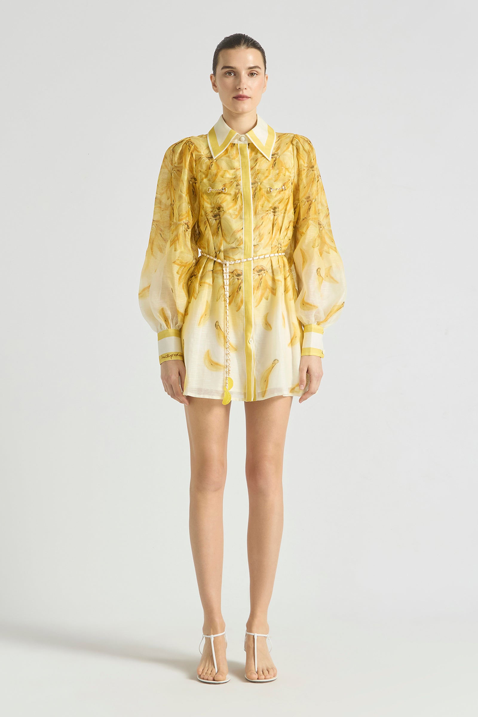 BATHERS BALLOON SLEEVE MINI DRESS