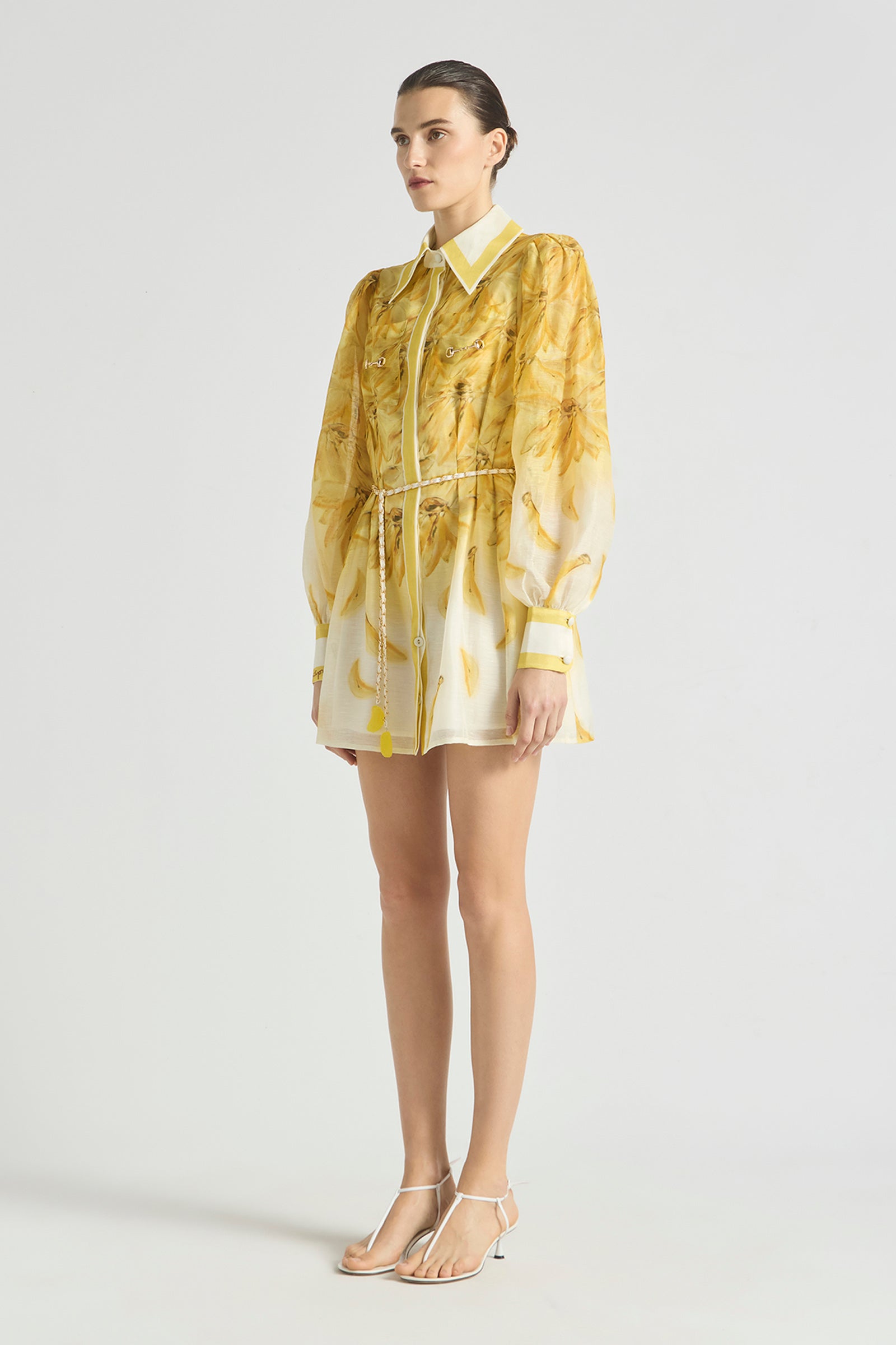 BATHERS BALLOON SLEEVE MINI DRESS