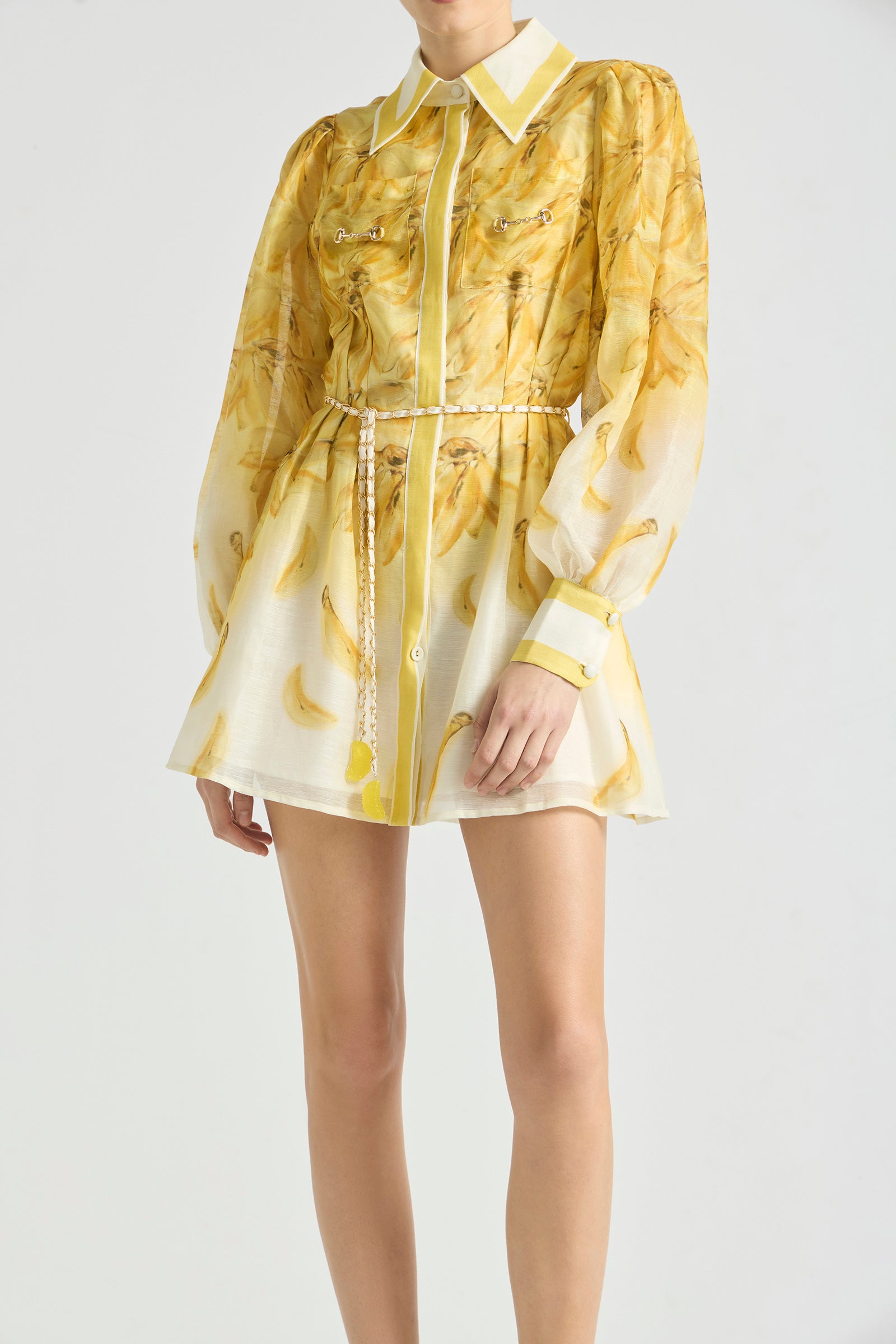 BATHERS BALLOON SLEEVE MINI DRESS