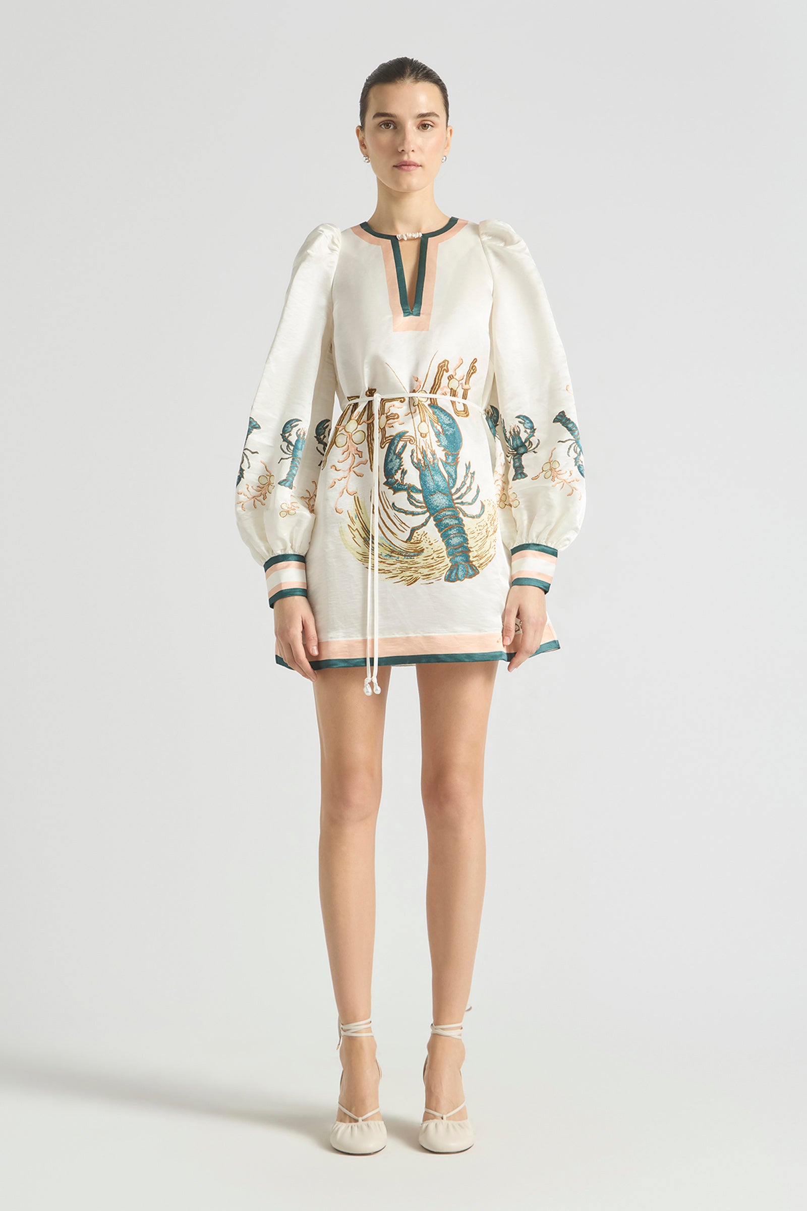 BEACH CLUB BILLOW SHIFT DRESS