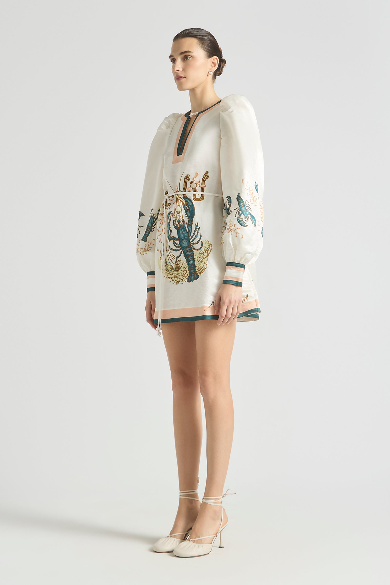 BEACH CLUB BILLOW SHIFT DRESS