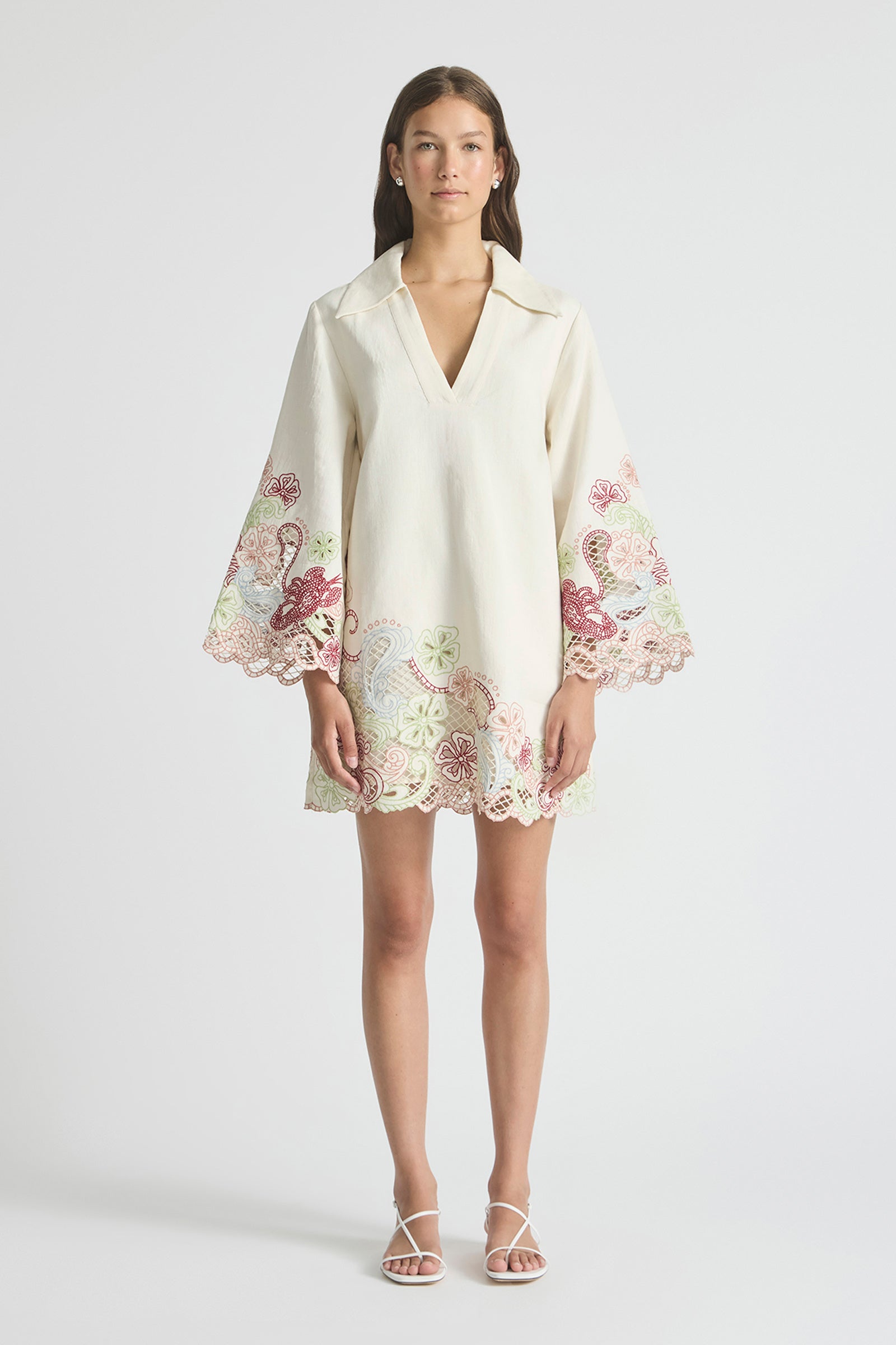 BAYSIDE COLLARED TUNIC DRESS