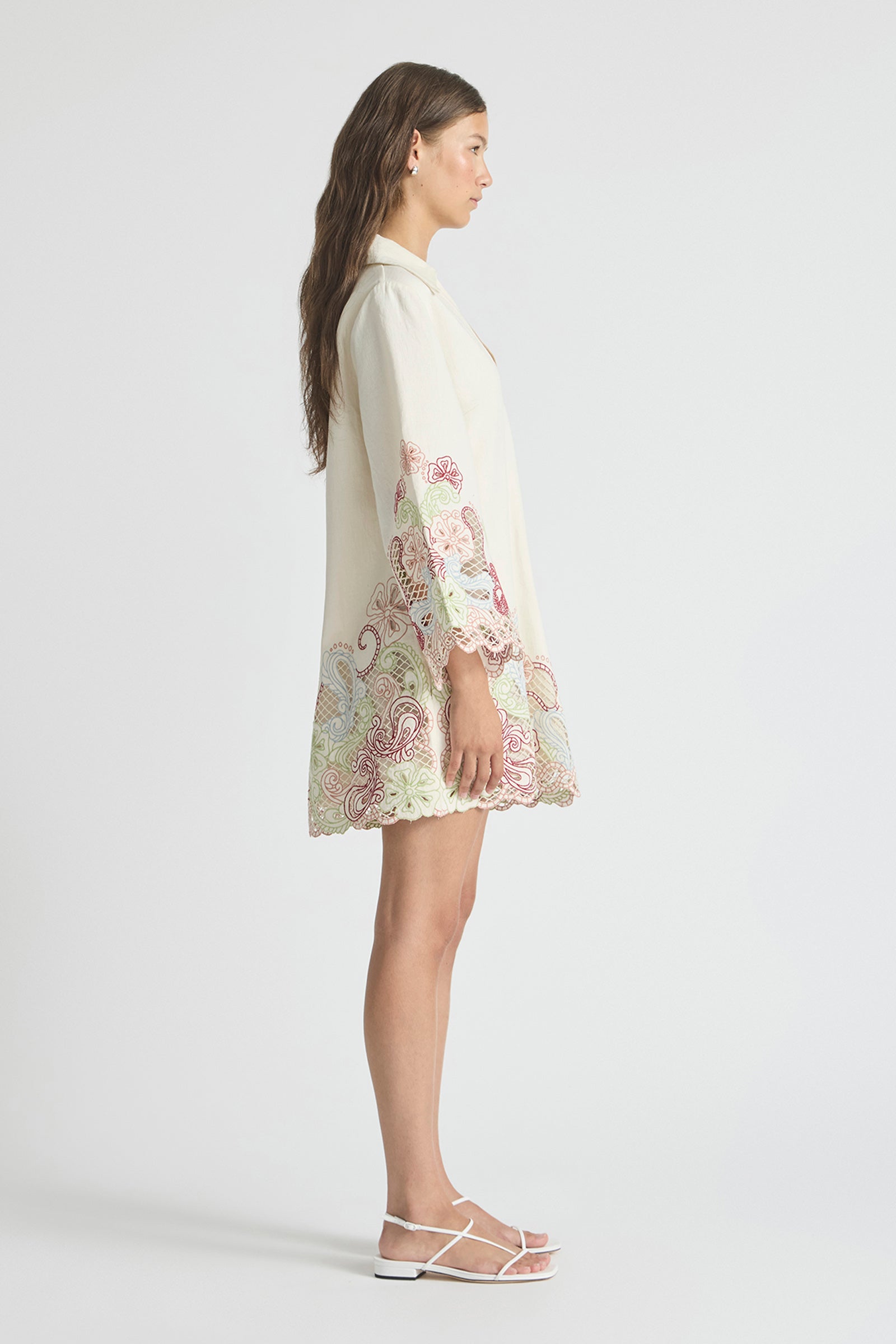 BAYSIDE COLLARED TUNIC DRESS
