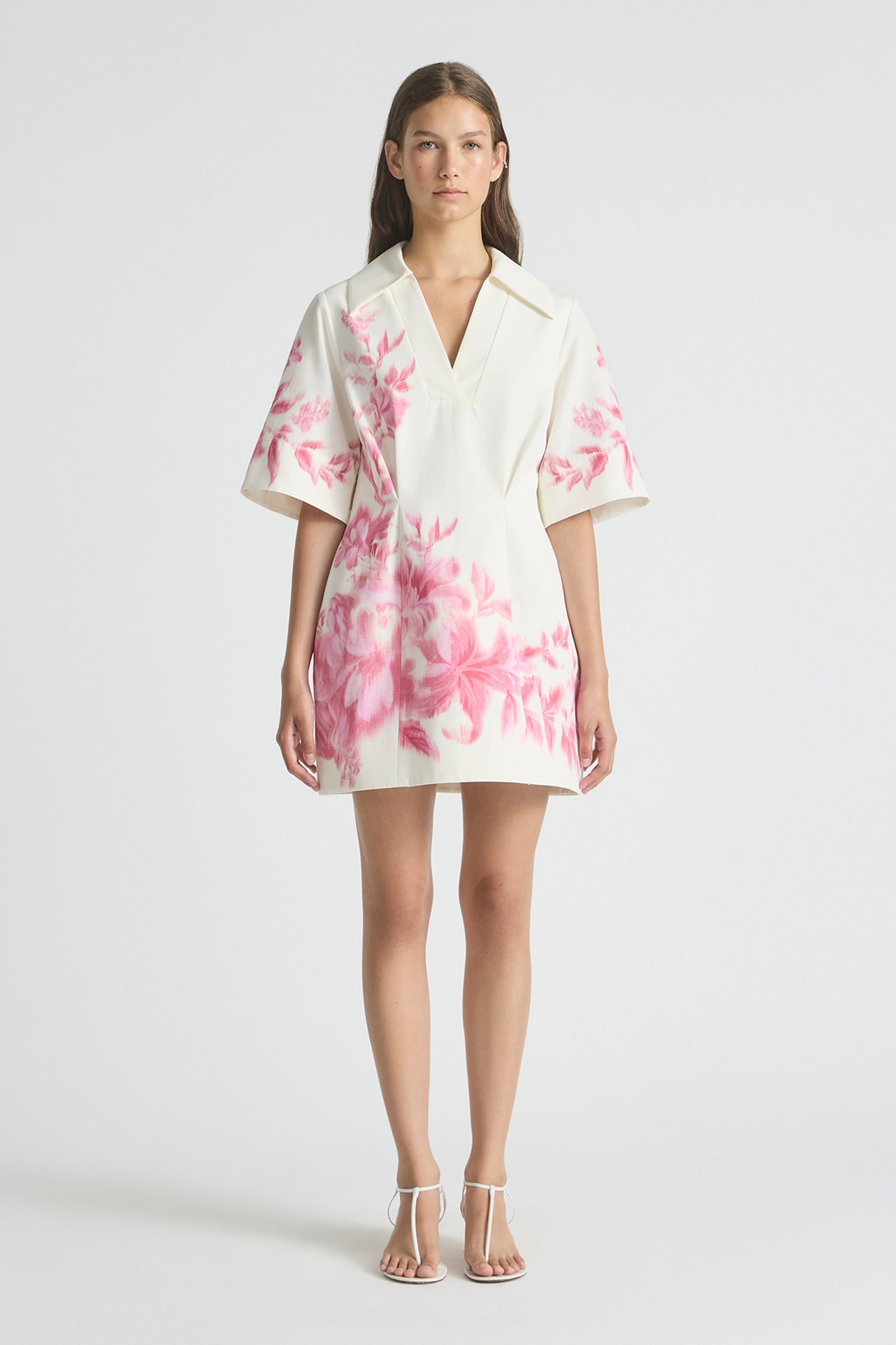 GLASSHOUSE COLLARED LANTERN DRESS