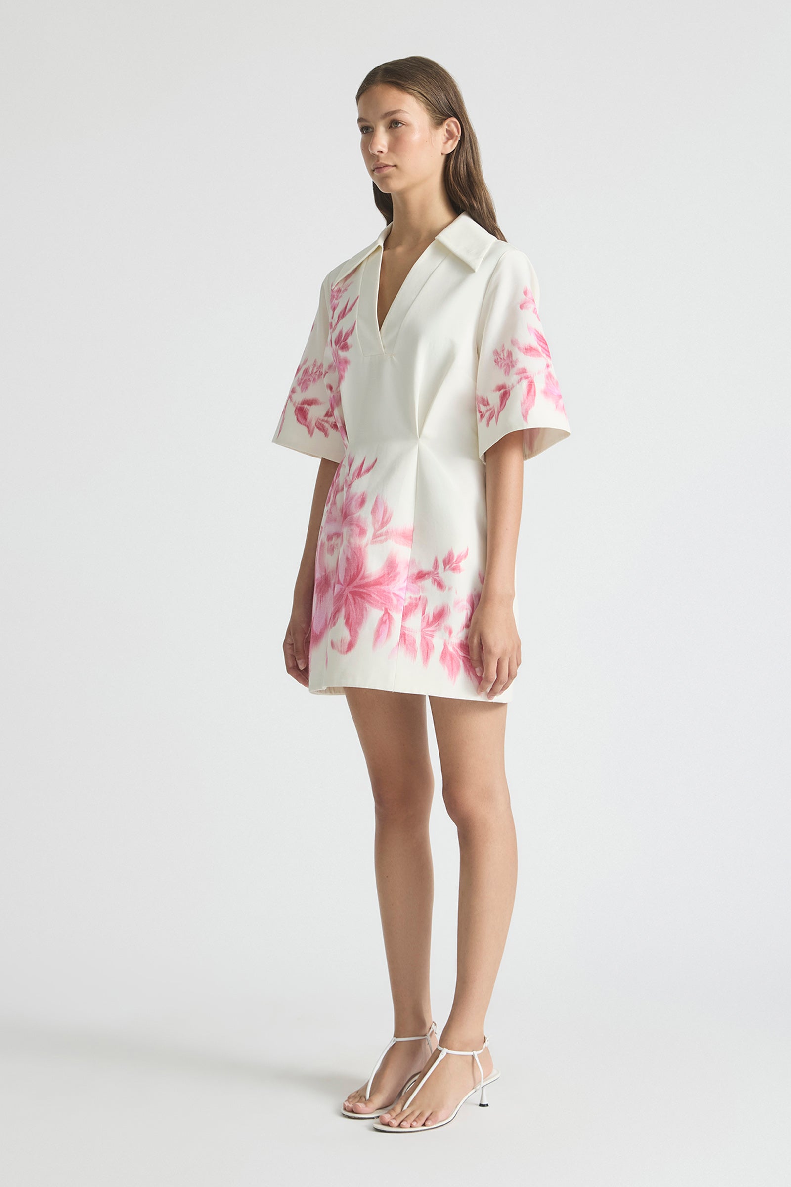 GLASSHOUSE COLLARED LANTERN DRESS