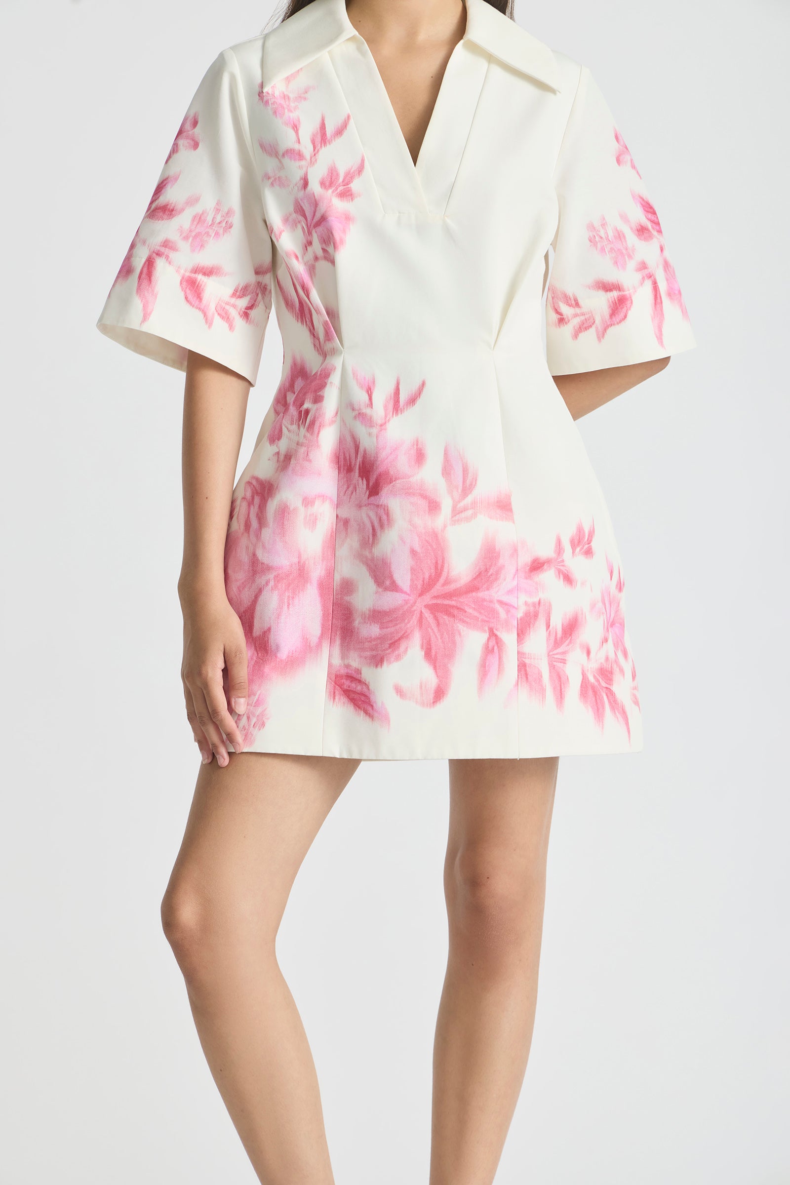 GLASSHOUSE COLLARED LANTERN DRESS