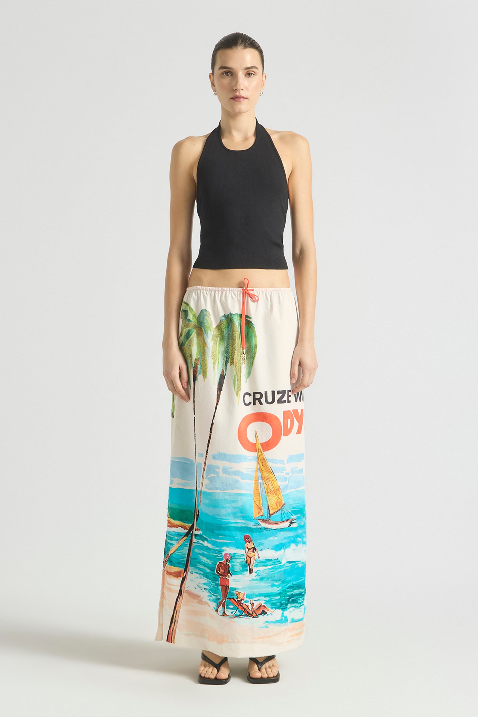CRUZE WAIST TIE SKIRT