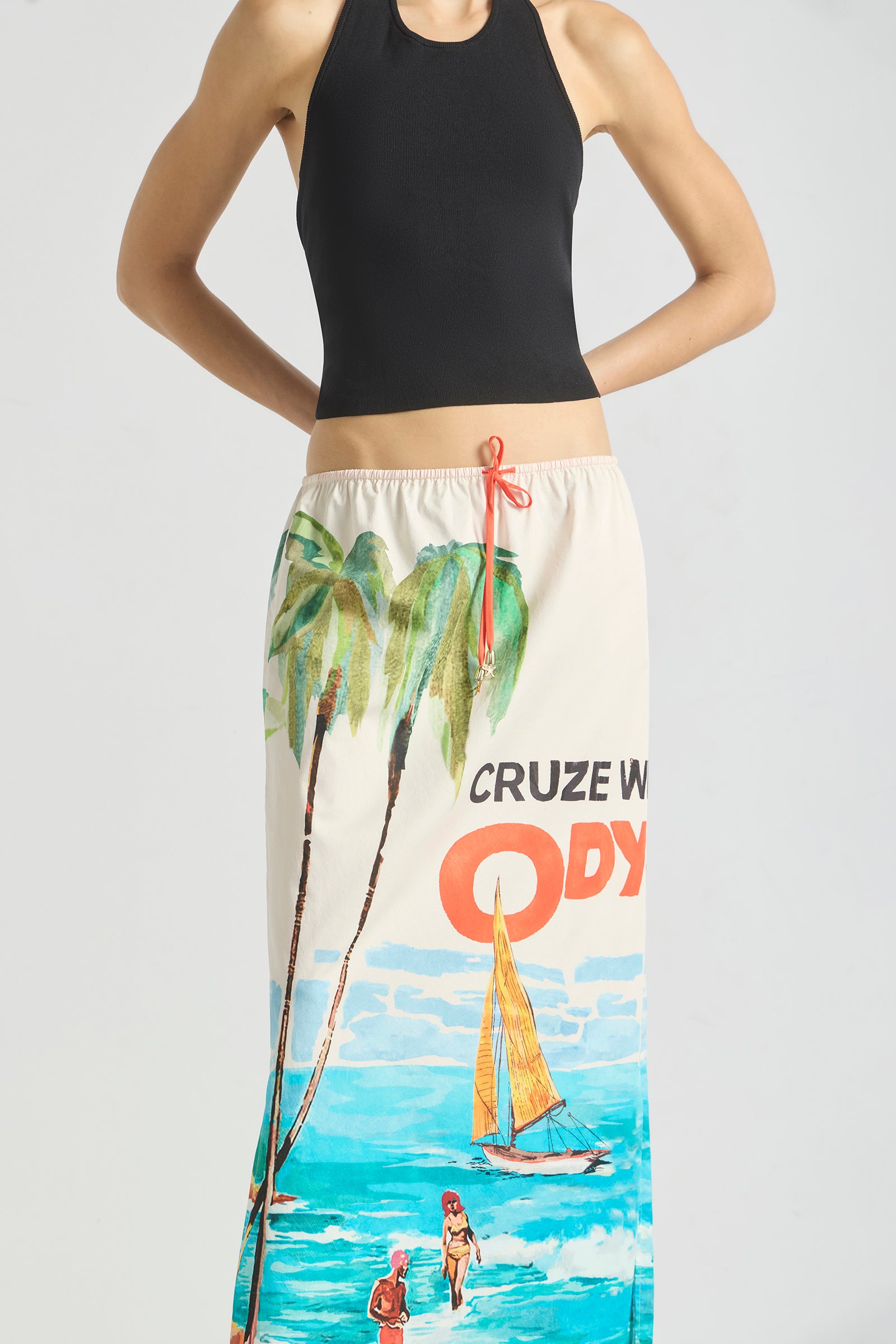 CRUZE WAIST TIE SKIRT