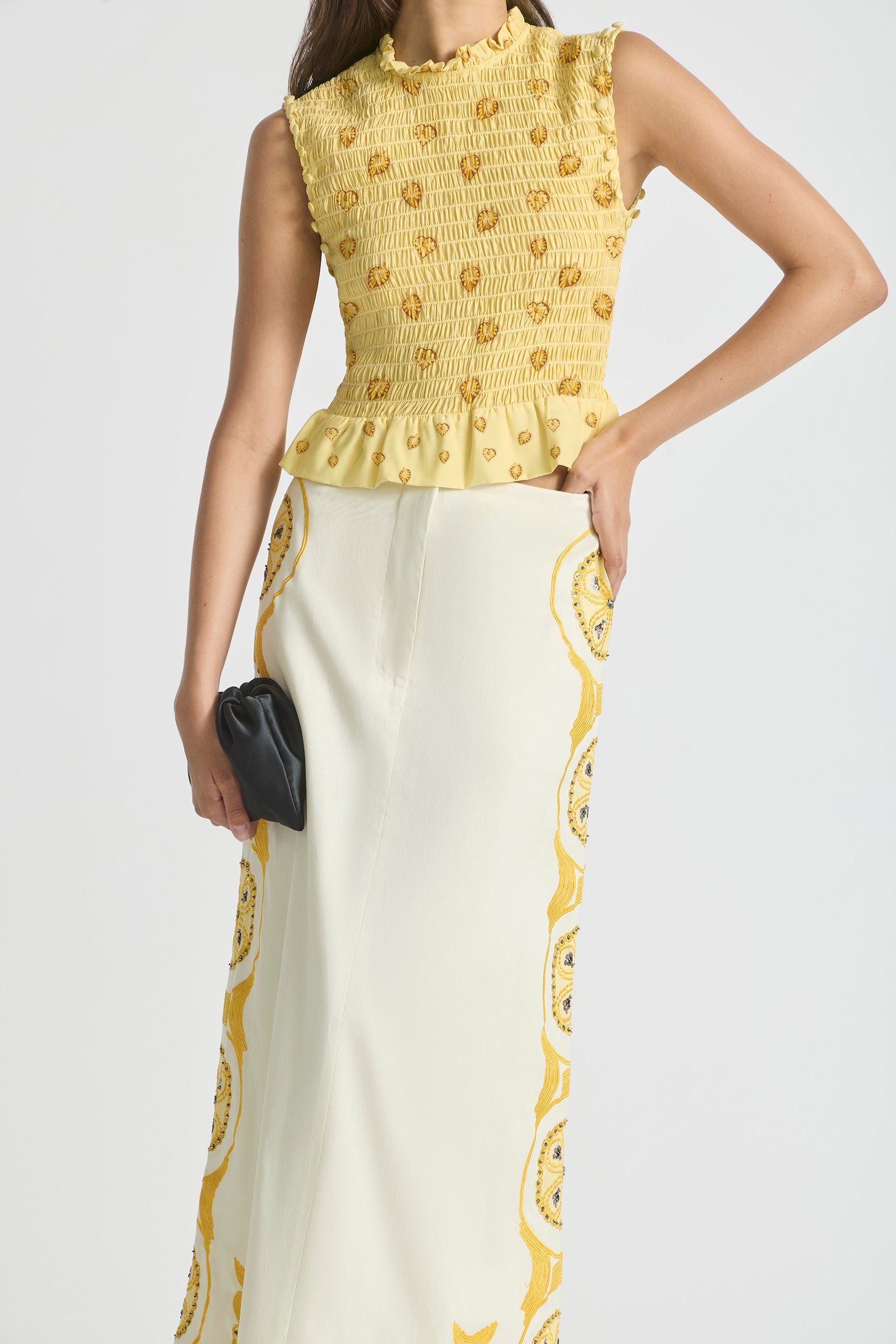 AURA STRAIGHT LONG SKIRT