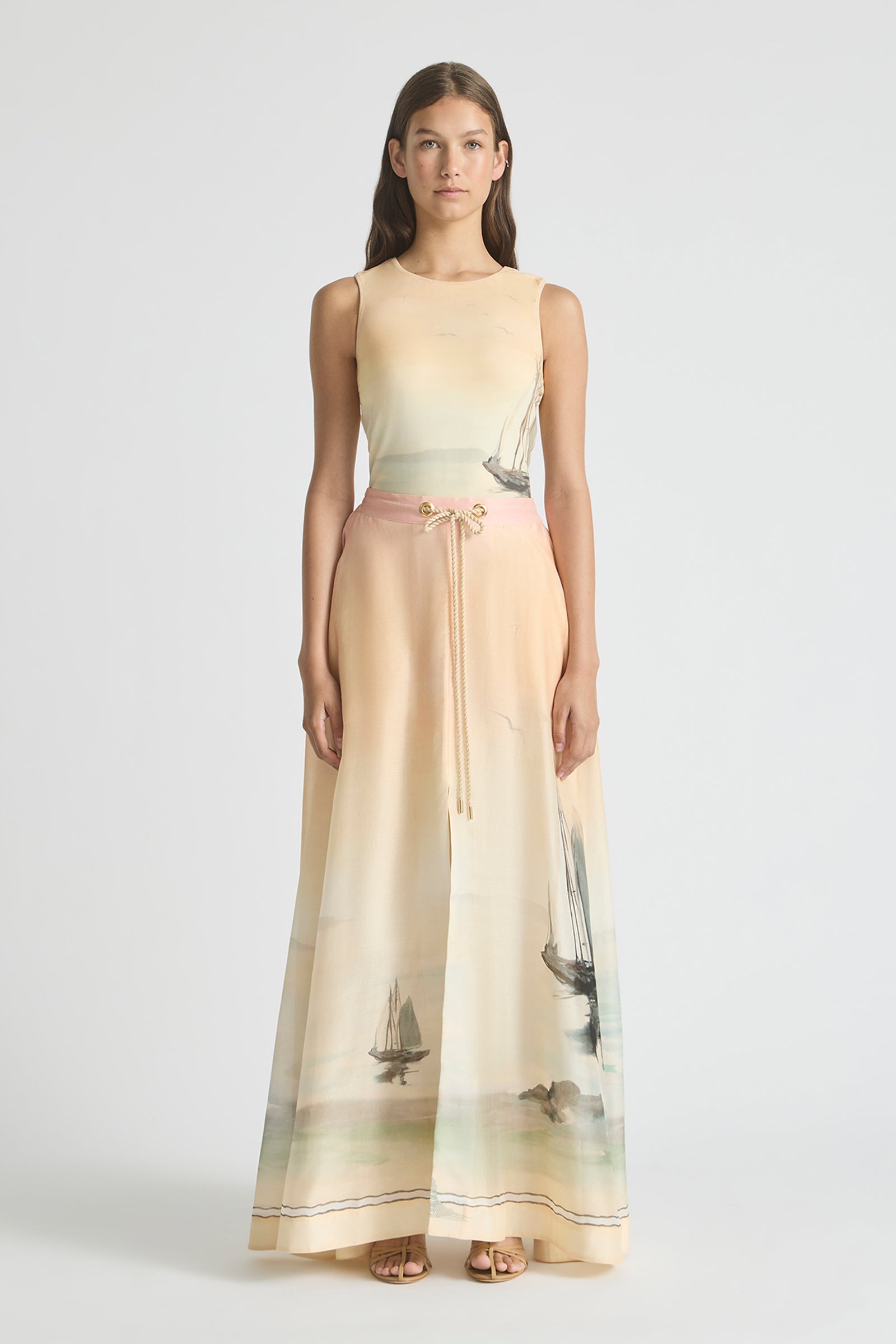 DEEP WATER PARACHUTE MAXI SKIRT