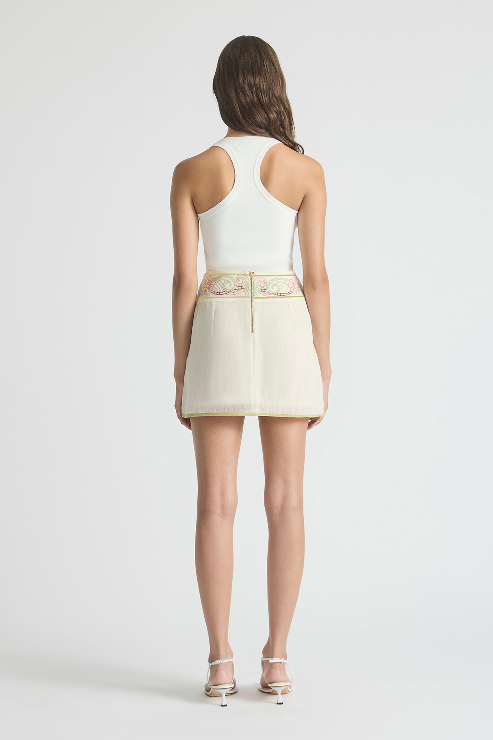 BAYSIDE PANELLED MINI SKIRT