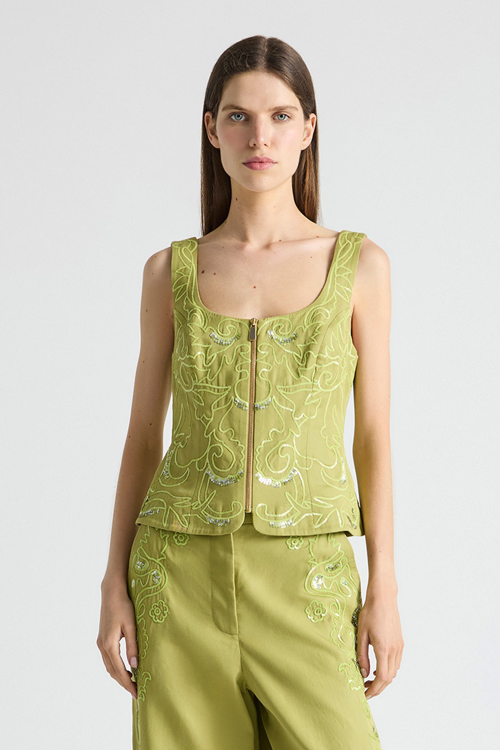 OASIS BODICE TOP WITH ZIP